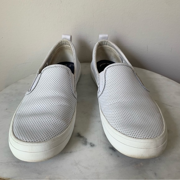 Sperry Seaside Perforated Leather
White Sneakers 7 - Picture 4 of 13